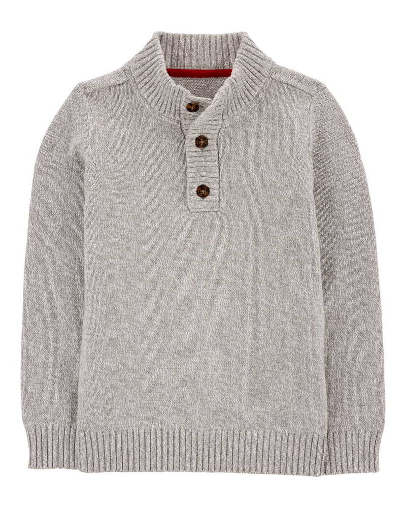 Kid Pullover Ribbed Sweater