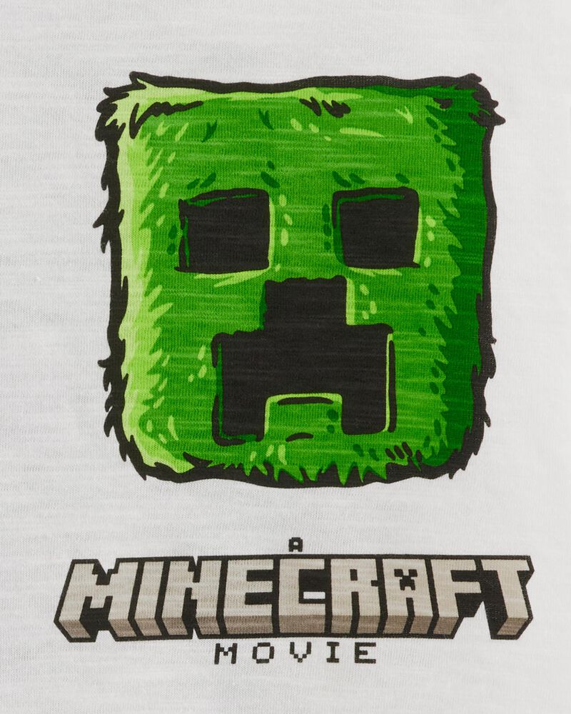 Kid Minecraft Short-Sleeve Graphic Tee - White, image 3 of 4 slides