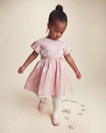 Toute-petit fille - Robe en popeline &ndash; Rose, 