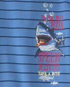 Boys Boat 100% Cotton Snug Fit 4-Piece Pyjama Set - Blue, image 2 of 4 slides