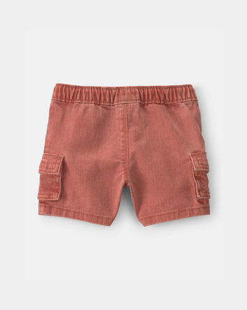 Baby Boy Cargo Pocket Shorts - Brown, 