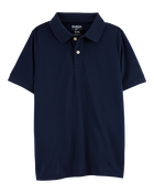 Gar&ccedil;ons - Polo d&rsquo;uniforme en jersey de coton, image 1 sur 2 diapositives