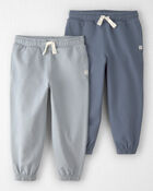Toddler 2-Pack Organic Cotton Pants, image 1 of 6 slides