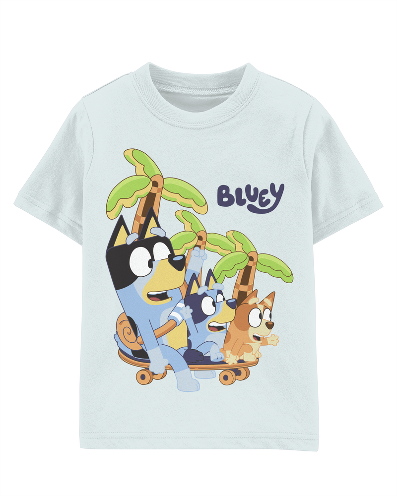 Toddler Bluey™ Short-Sleeve Graphic Tee - Blue, image 1 of 2 slides
