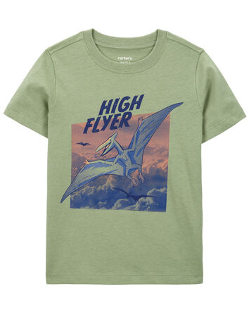 T-shirt à imprimé dinosaure volant, 