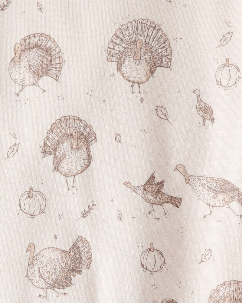 Toddler Organic Cotton Pyjamas in Autumn Grove Print, image 3 of 5 slides
