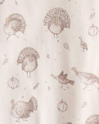 Toddler Organic Cotton Pyjamas in Autumn Grove Print, image 3 of 5 slides
