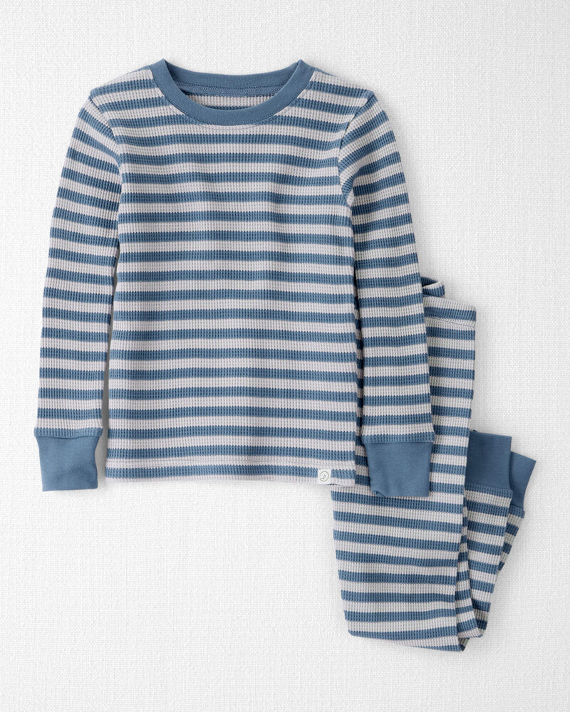 Tout-petit - Pyjama rayé en coton biologique, image 1 sur 5 diapositives