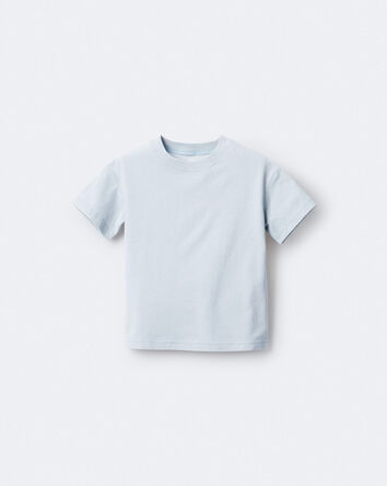 Toddler Short-Sleeve Relaxed Graphic Tee - Light Blue, 
