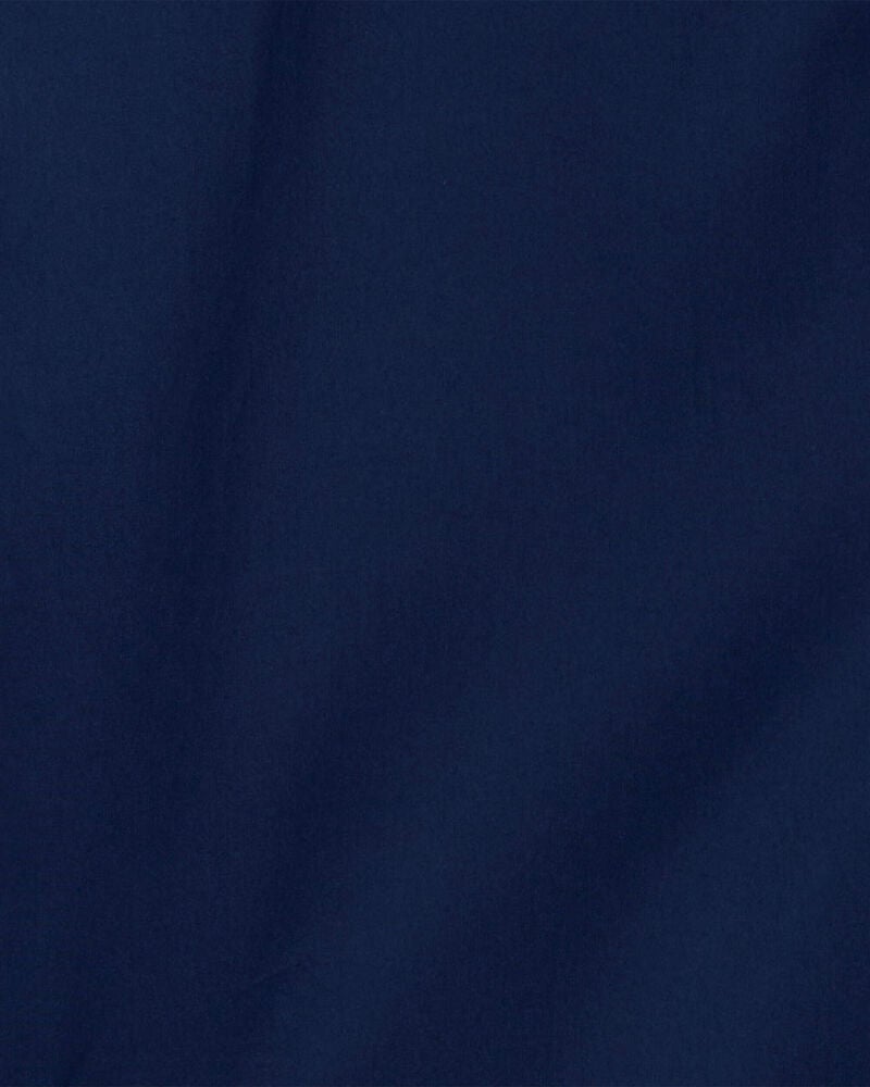 Kid Solid Windbreaker Jacket - Navy, image 3 of 3 slides