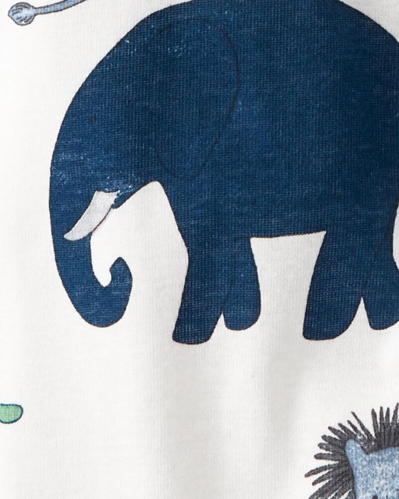 Baby Organic Cotton 2-Way Zip Sleeper, image 3 of 4 slides