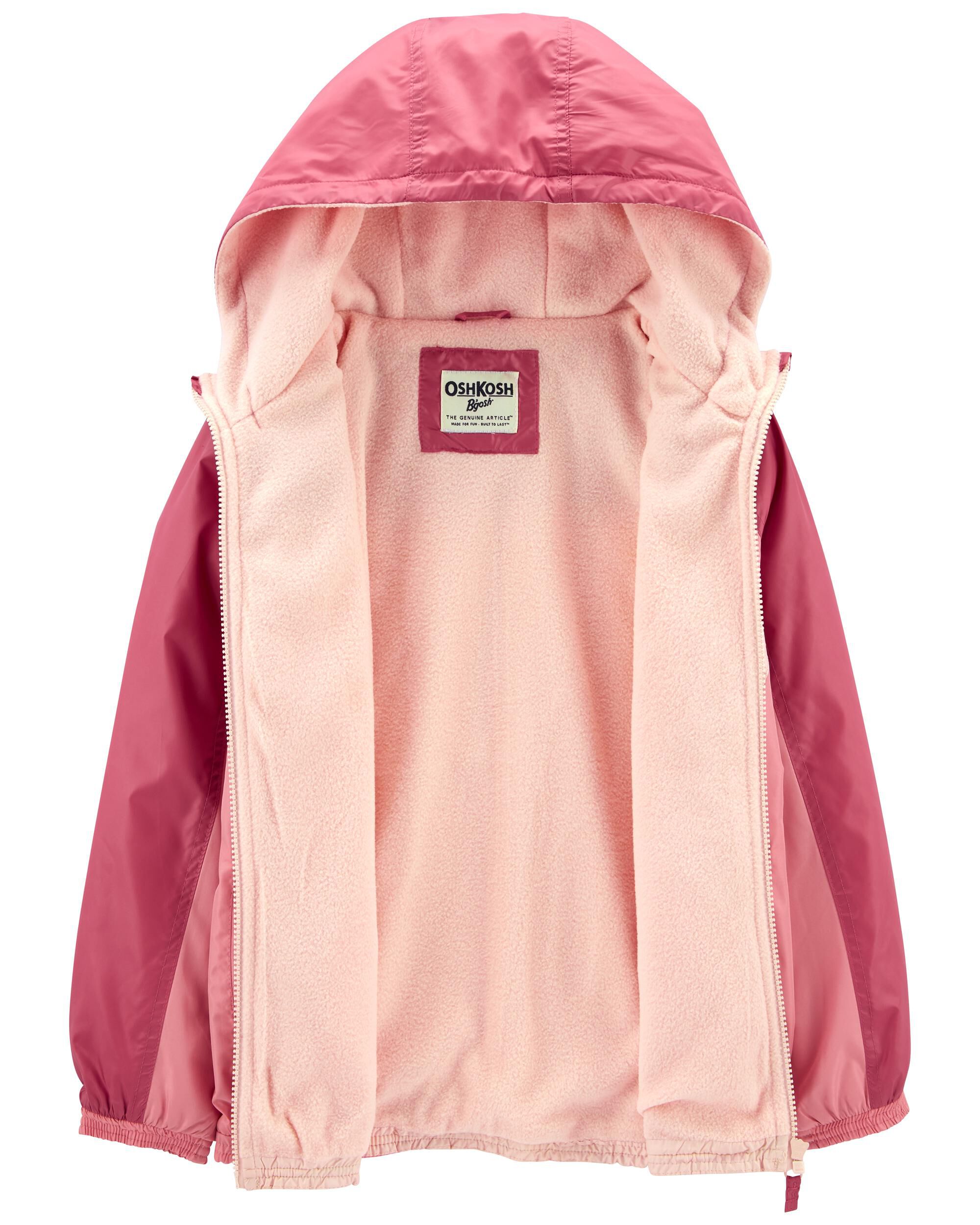 Sherpa lined deals anorak pink