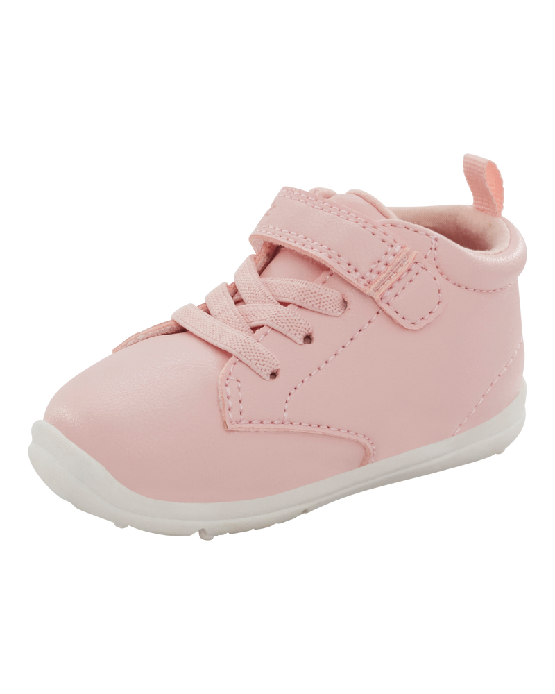  Every Step® First Walker  High-Top Sneakers - Pink, image 6 of 8 slides