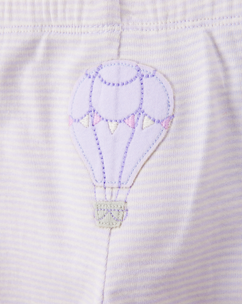 Baby Girl 3-Piece Hot Air Balloon Little Character Set, 