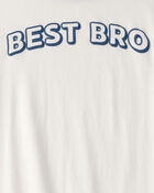 Boys 'Best Bro' Graphic Tee - Ivory, image 3 of 4 slides