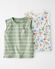 Tropical, Green Stripes