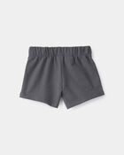 Baby Girl French Terry Shorts - Grey, image 2 of 4 slides