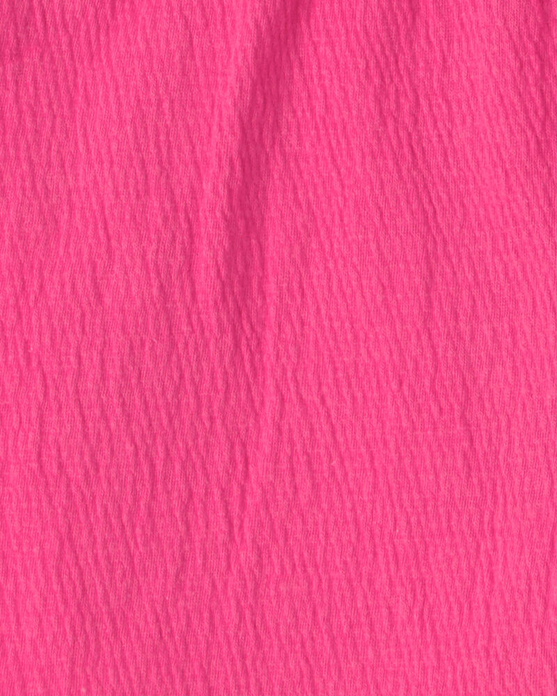 Filles - Ensemble haut &agrave; manches courtes et short, tropical - Rose, image 3 sur 3 diapositives