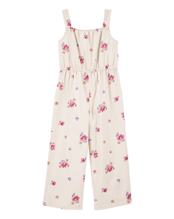 Girls Floral Print Jumpsuit - Ivy, 