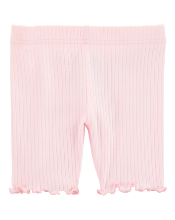 Toddler Ribbed Bike Shorts, 