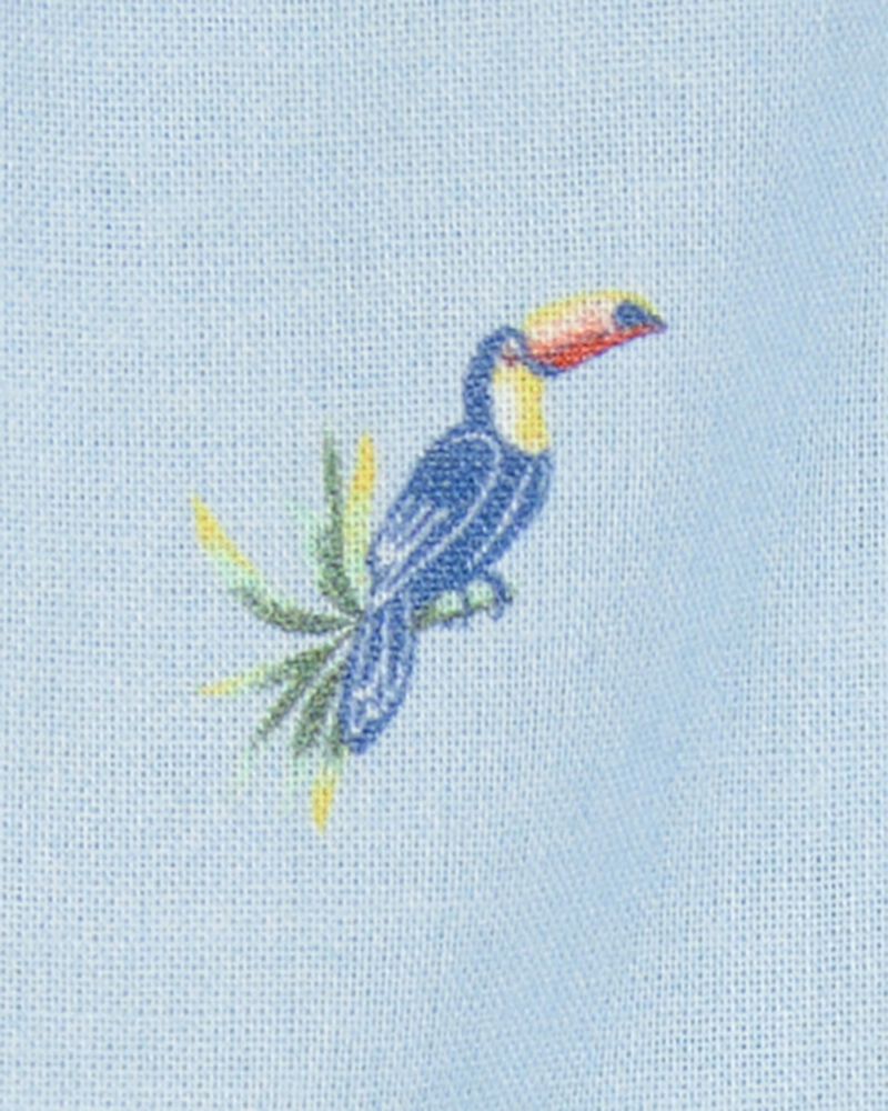 Bébé garçon - Cache-couche boutonné à motifs de toucan, image 2 sur 3 diapositives