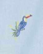 Bébé garçon - Cache-couche boutonné à motifs de toucan, image 2 sur 3 diapositives