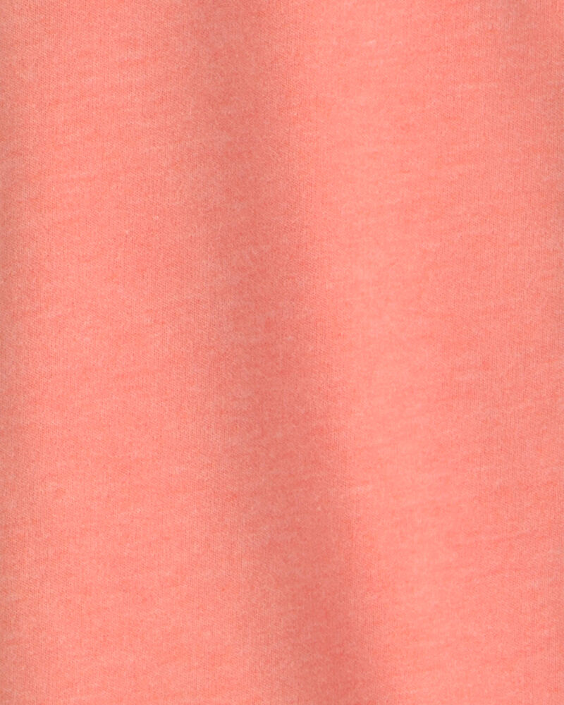 Kid French Terry Zip-Up Hoodie - Orange, image 3 of 4 slides