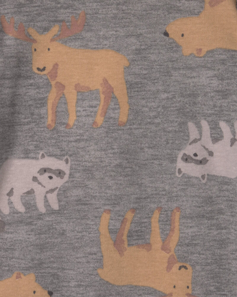 Baby Boy 5-Pack Bear Short-Sleeve Bodysuits, image 4 of 5 slides