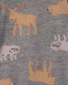 Baby Boy 5-Pack Bear Short-Sleeve Bodysuits, image 4 of 5 slides