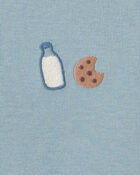 Baby Boy 5-Pack Milk & Cookies Short-Sleeve Bodysuits, image 2 of 7 slides