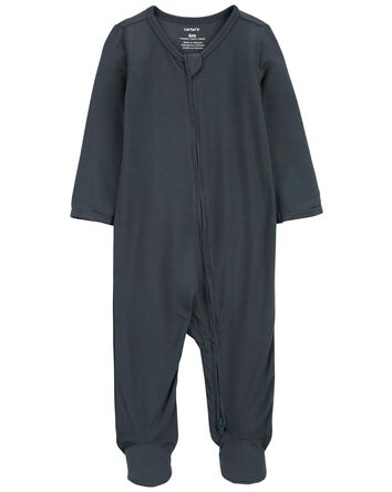 Baby Zip-Up PurelySoft Sleeper Pyjamas, 