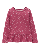 Kid Floral Peplum Top, image 1 of 3 slides
