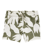 Toddler Floral Pull-On Shorts, image 1 of 4 slides