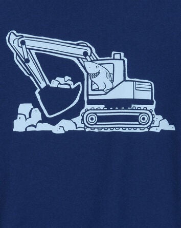 Toddler Construction Exclusive Graphic Tee, 