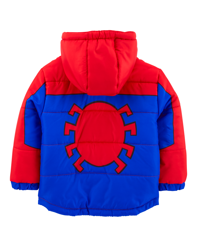 Red Blue Toddler Spider Man Puffer Jacket Carter s Oshkosh Canada