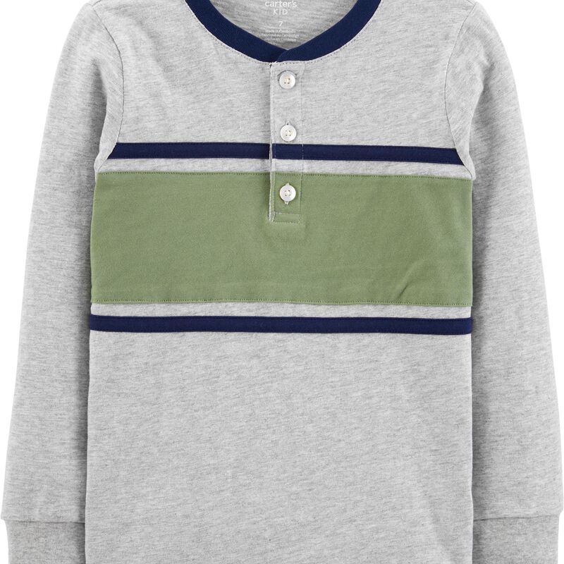 Colourblock Henley Tee | carters.com