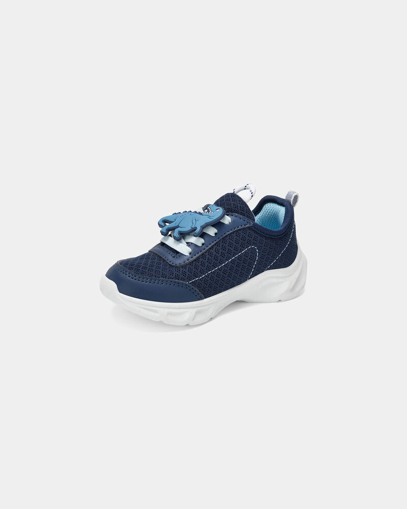 Tout-petit gar&ccedil;on - Chaussures d&eacute;contract&eacute;es, dinosaures - Bleu, image 6 sur 7 diapositives