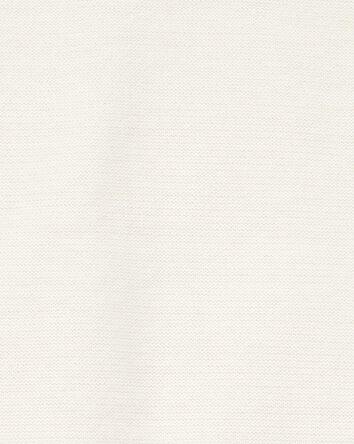 Toddler Solid Short-Sleeve Sweater - Cream, 