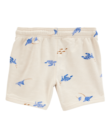 Toddler Sea Print Pull-On Shorts, 
