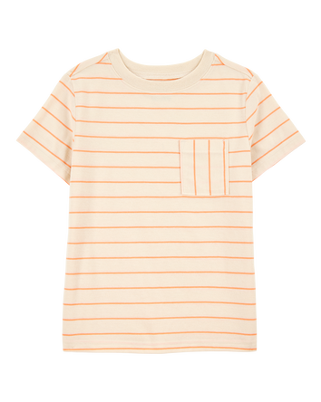 Kid Striped Knit Short-Sleeve Tee, 