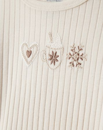 Toddler Girl Long-Sleeve Top - Ivory, 