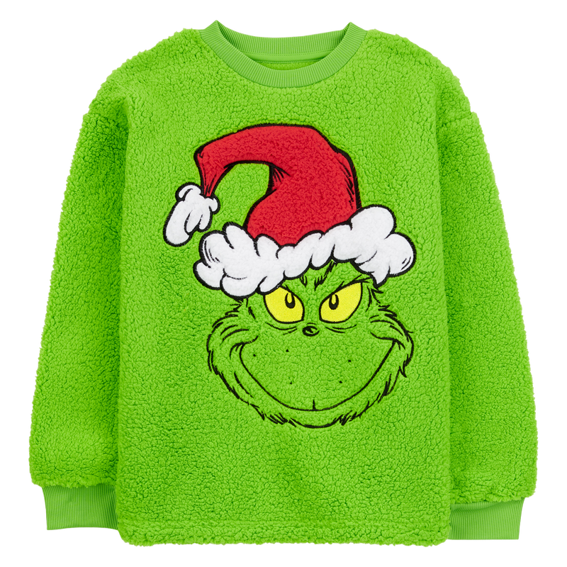 Green grinch sweatshirt best sale