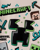 Gar&ccedil;ons - T-shirt &agrave; manches courtes imprim&eacute; Minecraft&reg; - Beige, image 2 sur 2 diapositives