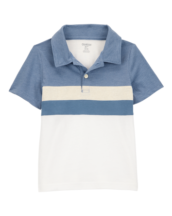 Toddler Colourblock Short-Sleeve Polo Shirt, 