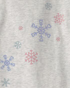 Toddler Girl Snowflake Long-Sleeve Graphic Tee - Grey, image 2 of 3 slides