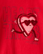 Toddler Boy Valentine's Day Heart Throb Long-Sleeve Graphic Tee - Red, image 2 of 3 slides