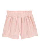 Kid Pull-On Smocked Shorts, image 2 of 5 slides