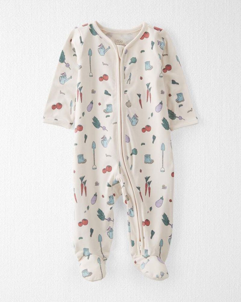 Baby Organic Cotton Sleeper Pyjamas, image 1 of 4 slides