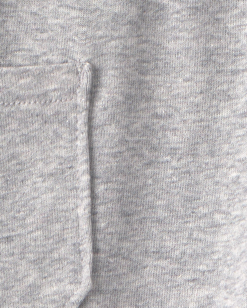 Baby Boy 2-Piece Varsity Long-Sleeve Bodysuit & Pant Set - Grey, image 5 of 6 slides