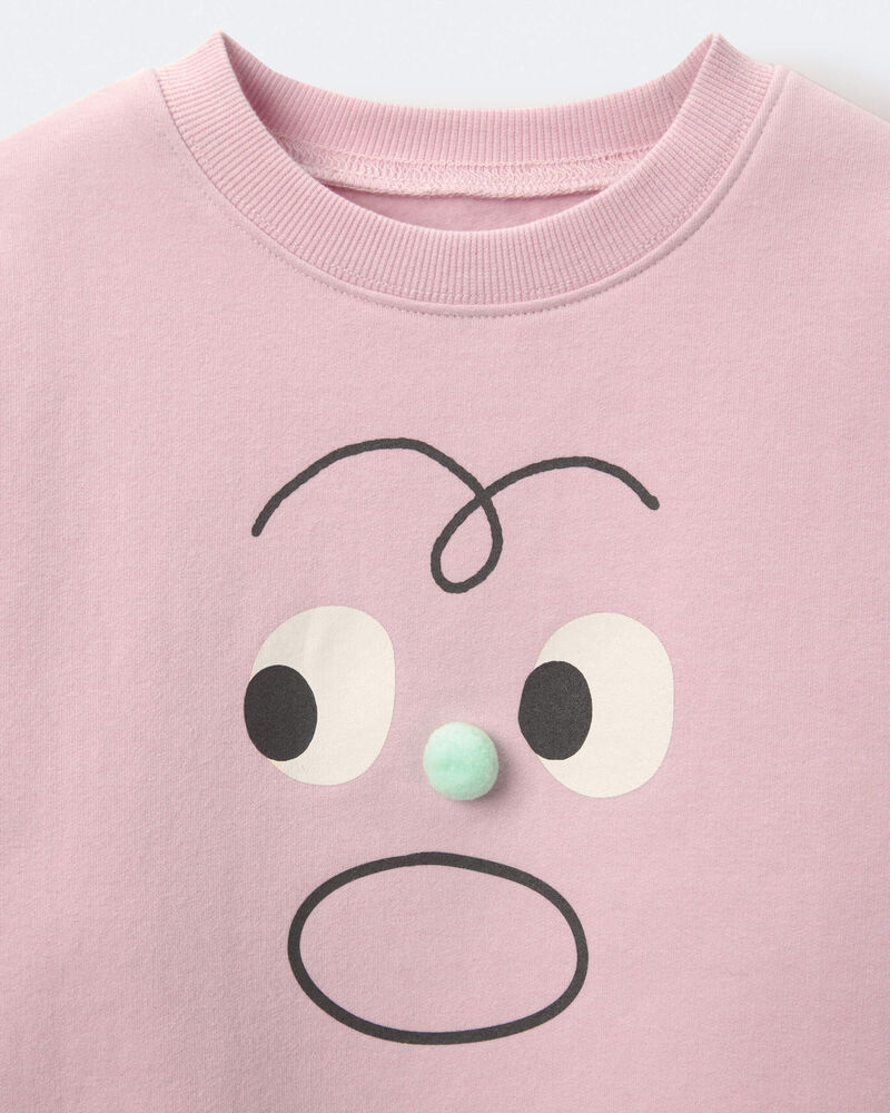 Toddler Emotions Wide-Arm Sweatshirt - Rose, image 7 of 7 slides